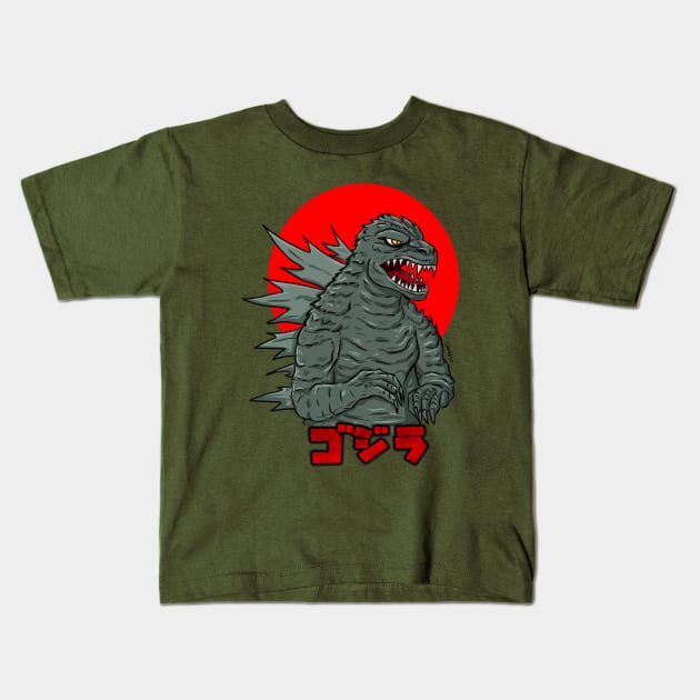 Gojira Kids T-Shirt by Fede_Gramajo